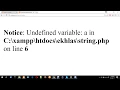 Zend PHP Certification Class 25 - PHP if else if condition statement switch case for while loop
