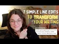 How To Line Edit Your Book EXAMPLES