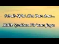 lirik lagu intisari wasiat - kalau nakda pejuang NW yang sejati