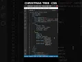 How to create Christmas tree with HTML and CSS