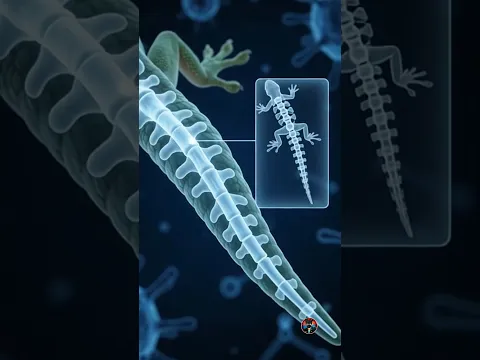 The Lizard That Can Regrow Its Tail 😳 #facts #education