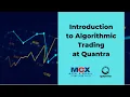 Introduction to Algo Trading at Quantra