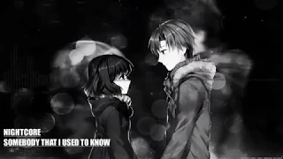 nightcore somebody that i used to know deep version 