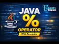 Java Operators Explained Modulus Operator in Java with Practical Examples