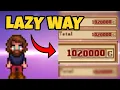 Doing the UNLIMITED Money Glitch in Stardew Valley