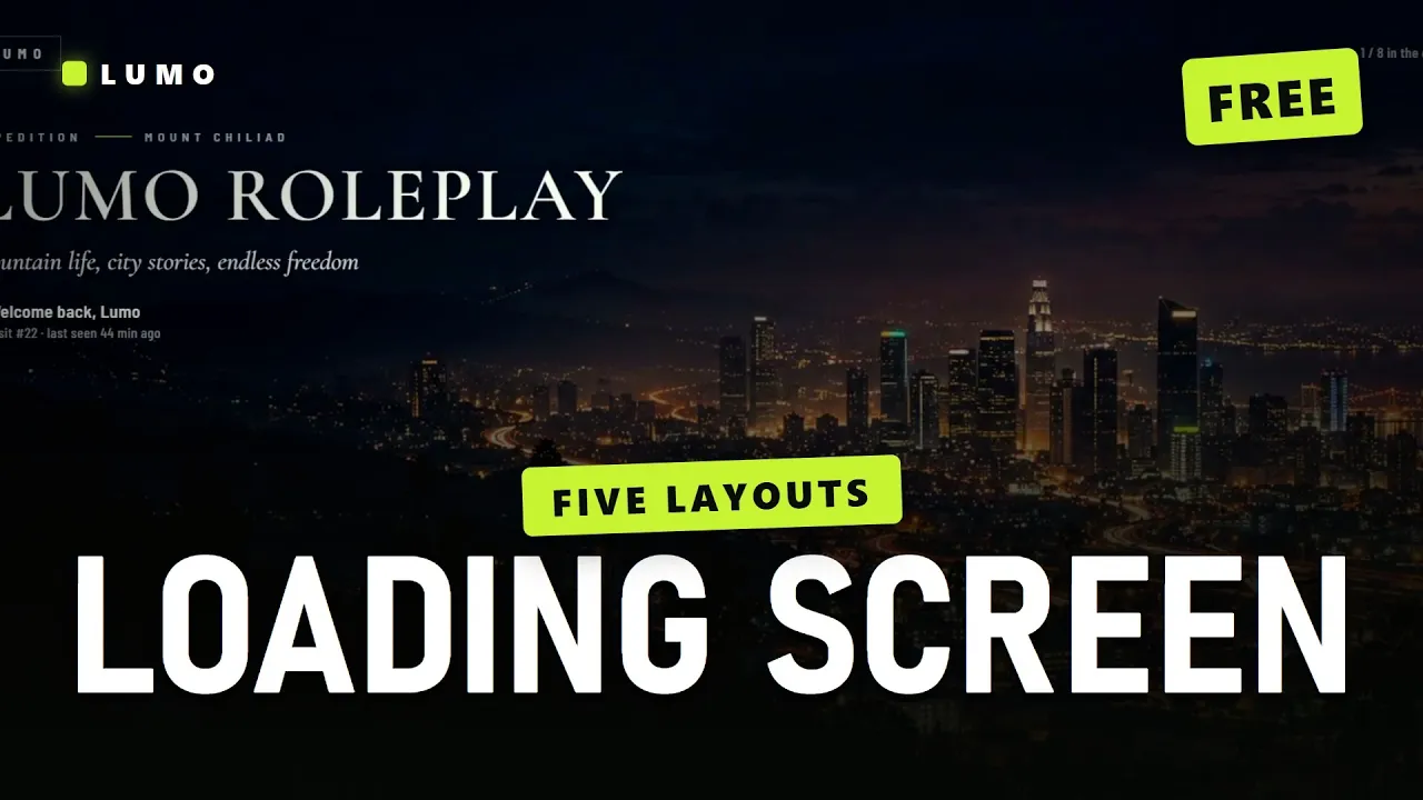 Lumo Loading — Animated Loading Screen (Free)