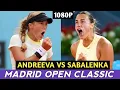 Download Lagu Aryna Sabalenka Huge Power vs Mirra Andreeva Young Lady Highlights - Madrid Open Classic Tennis