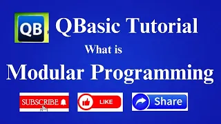 Qbasic Tutorial What Is Modular Programming Why Qbasic is Called Modular Programming Hindi