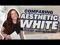 Comparing AESTHETIC WHITE to Similar Paint Colors