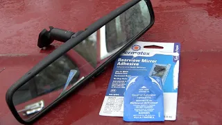 How to Re - Attach your Rear View Mirror