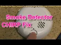 First Alert Smoke Detector CHIRP Sound HOW TO RESET FIX SOLVED 2023