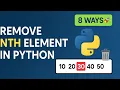 8 Simple Ways to Remove the Nth Element from a Python List Beginner Friendly Coding Hives