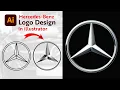 Mercedes Benz Logo Design in Adobe Illustrator Mercedes-Benz Car Logo Adobe Illustrator