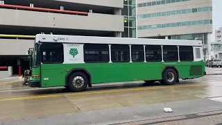 Buses in Cedar Rapids Iowa USA 2026