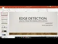 edge detection technology with MATLAB Digital Image Processing