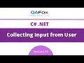 Collecting User Input using ReadLine C Net - Session 49