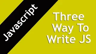 2 How to write Javascript Learn about internal external and inline JS