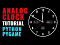 Python Beginner Project Tutorial Analog Clock