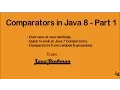 Java 8 Comparator Tutorial - Part 1