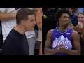Jazz coach calls timeout as Collin Sexton hits game winner and then lose vs Lakers