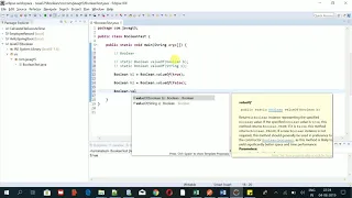 Java Lang Package-Boolean class-valueOf
