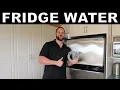 Water Line to the Fridge Refrigerator Ice Maker and Water Supply