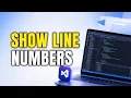 How To Show Line Numbers In Visual Studio