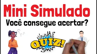 Mini Simulado Enfermagem - Prova de Enfermagem com 20 Questões