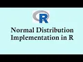 Statistics using R programming - Using Normal distribution with R programming