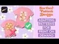 How to Optimise Your Surface Pattern Design Motifs for Print on Demand