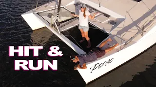 HIT & RUN – Someone crashed into our boat 🤬 (Sailing Popao) Ep.93