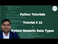 Python Beginner Tutorial - Python Numeric Data Types Numeric Types in Python