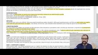 51.2025 - Conceitos da Administração e Ética Empresarial - Atividade MAPA