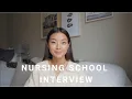 Nursing School Interview Questions Answers Tips