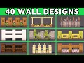 40 Must Know Minecraft Wall Designs Tutorial