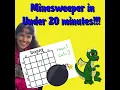 Python Minesweeper Program in Less than 20 minutes