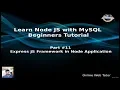 Learn Node JS with MySQL APIs Development Beginners Tutorial Express JS in Node Application