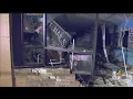 Shows SUV Driving Away After Crashing Into Dorchester Nail Salon