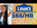 LOWES REMOTE JOBS HIGH PAYING REMOTE JOBS ONLINE JOBS AT HOME
