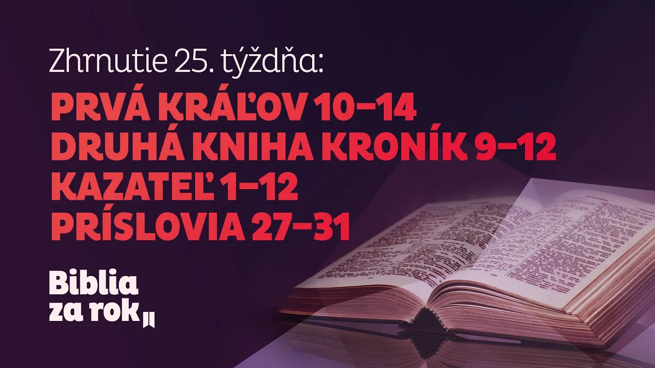 Zhrnutie 25. týždňa - Biblia za rok episode artwork