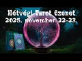 𝐇𝐞́𝐭𝐯𝐞́𝐠𝐢 𝐓𝐚𝐫𝐨𝐭 𝐮̈𝐳𝐞𝐧𝐞𝐭: Amikor jó lesz minden... | 2025. november 22-23.
