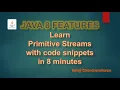 Java Streams API - Primitive Streams tutorial