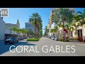 Exploring Coral Gables Florida in 4K Scenic Drive Through The City Beautiful