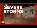 Caught on camera Powerful floodwaters surge through Bisbee after overnight storms