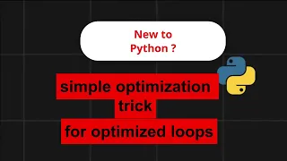 Boost Python Performance Simple Loop Optimization Trick