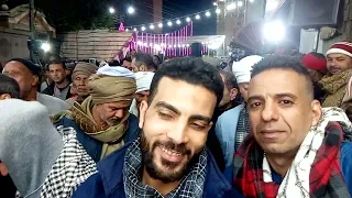 الشيخ محمود الرزيقي مع خالد عمرن في مولد السيده حوري في بني سويف ٢٠٢٢ 