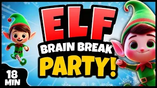 Elf Brain Break Party Freeze Dance Christmas Brain Breaks