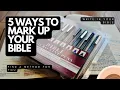 5 Bible Marking Systems Which is right for you