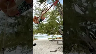 This Bahamas Rope Swing Was INSANE 🌴 #boatlife #familyadventure #sailingfamily