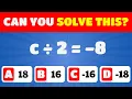 One-Step Equations Quiz Division Only 10 Practice Questions